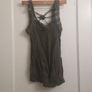 Army Green Tank Top